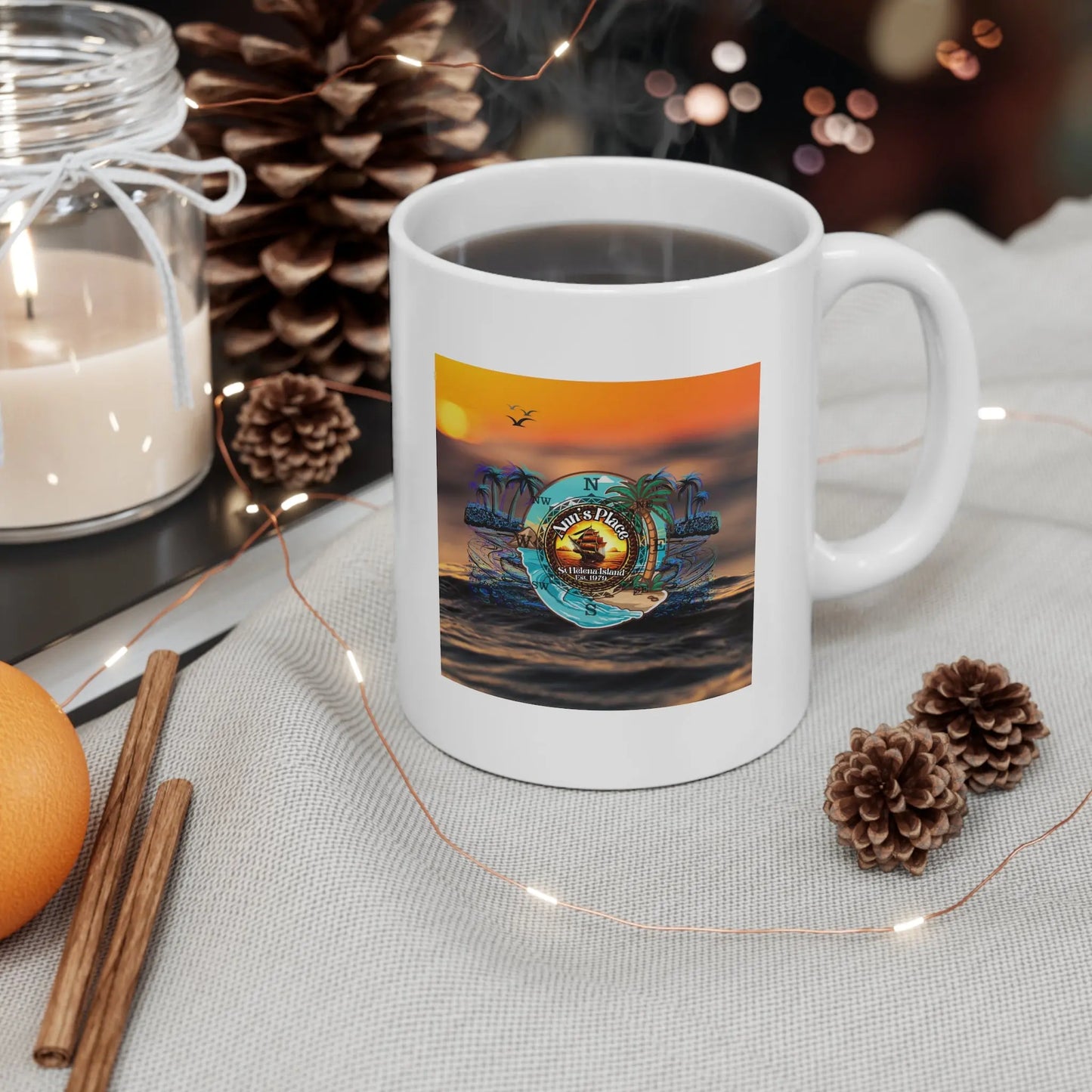 Ann's Place (Saint Helena Island)Ceramic Mug 11oz - Simply Saint Designz