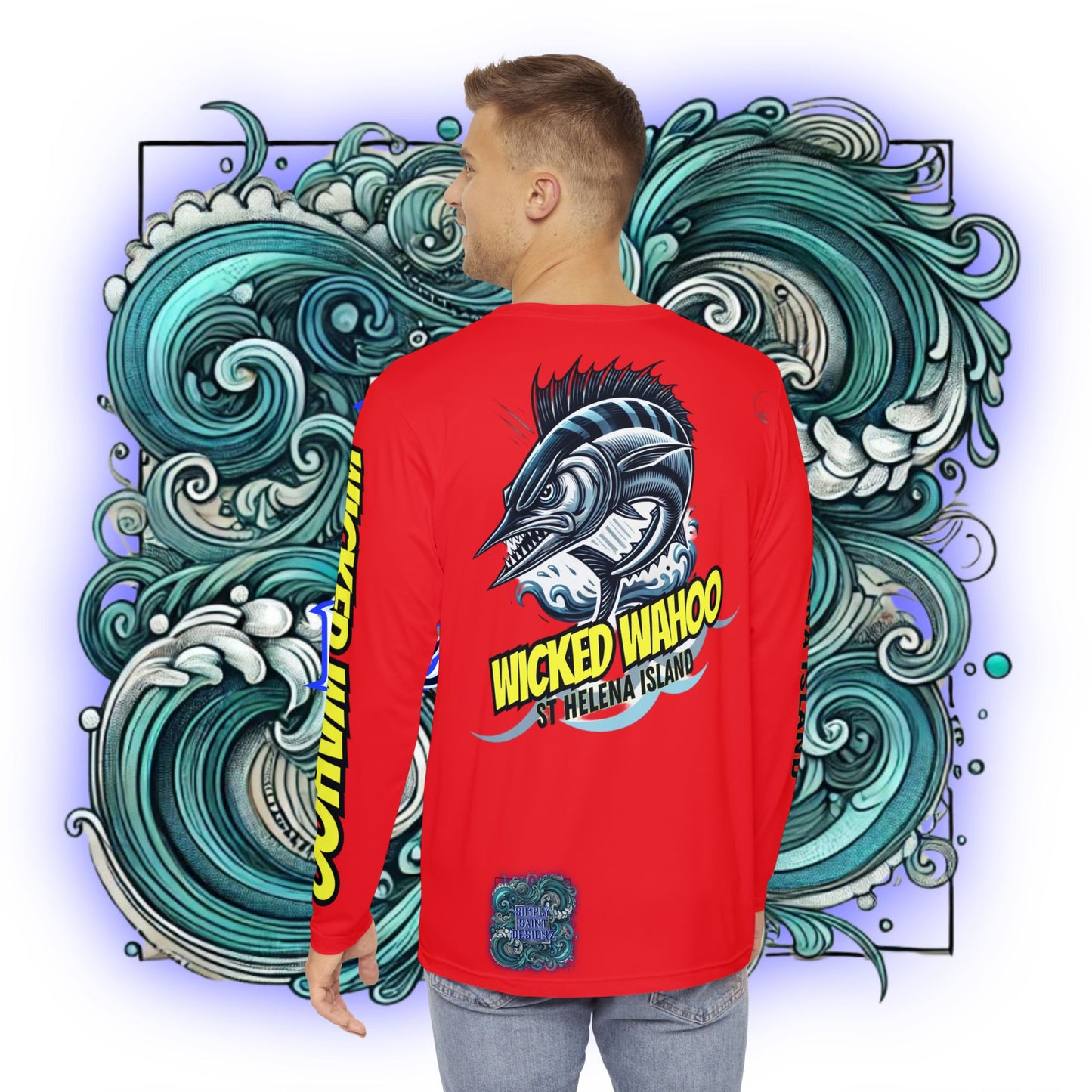 Wicked Wahoo Performance Long Sleeve - Navy – product image 4