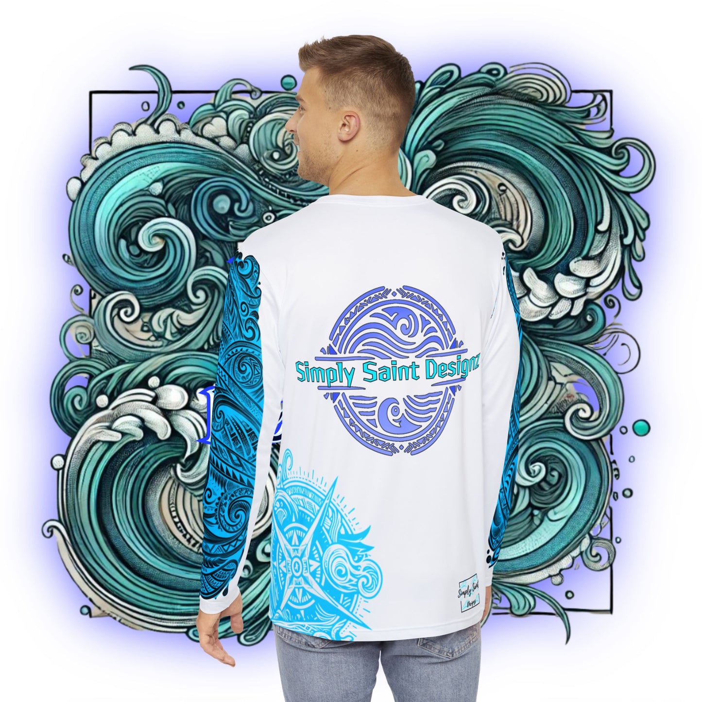 Polynesian-Style Long Sleeve Shirt – Tribal Elegance Collection – product image 4