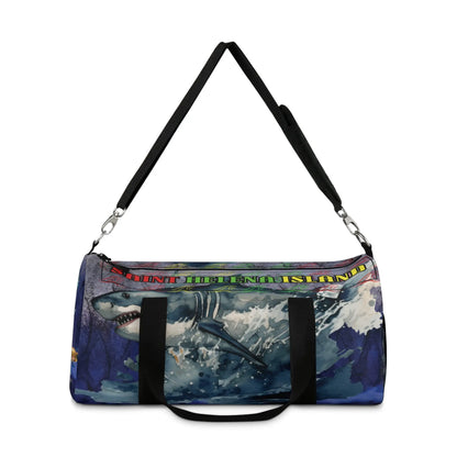 Reel Sim great white Duffel Bag - Simply Saint Designz