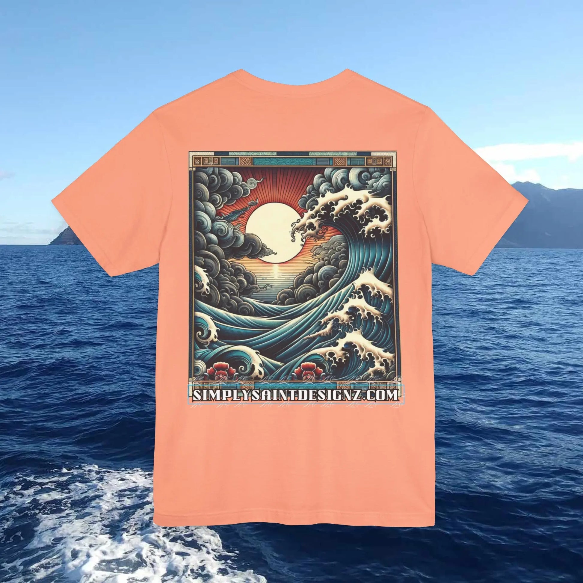 Sunset Surf Tee - Simply Saint Designz
