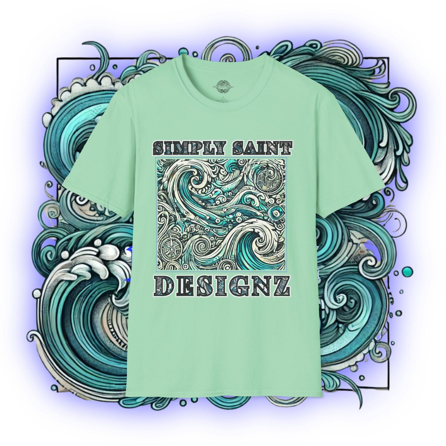 Tidal Harmony Tribal Elegance Tee – product image 7