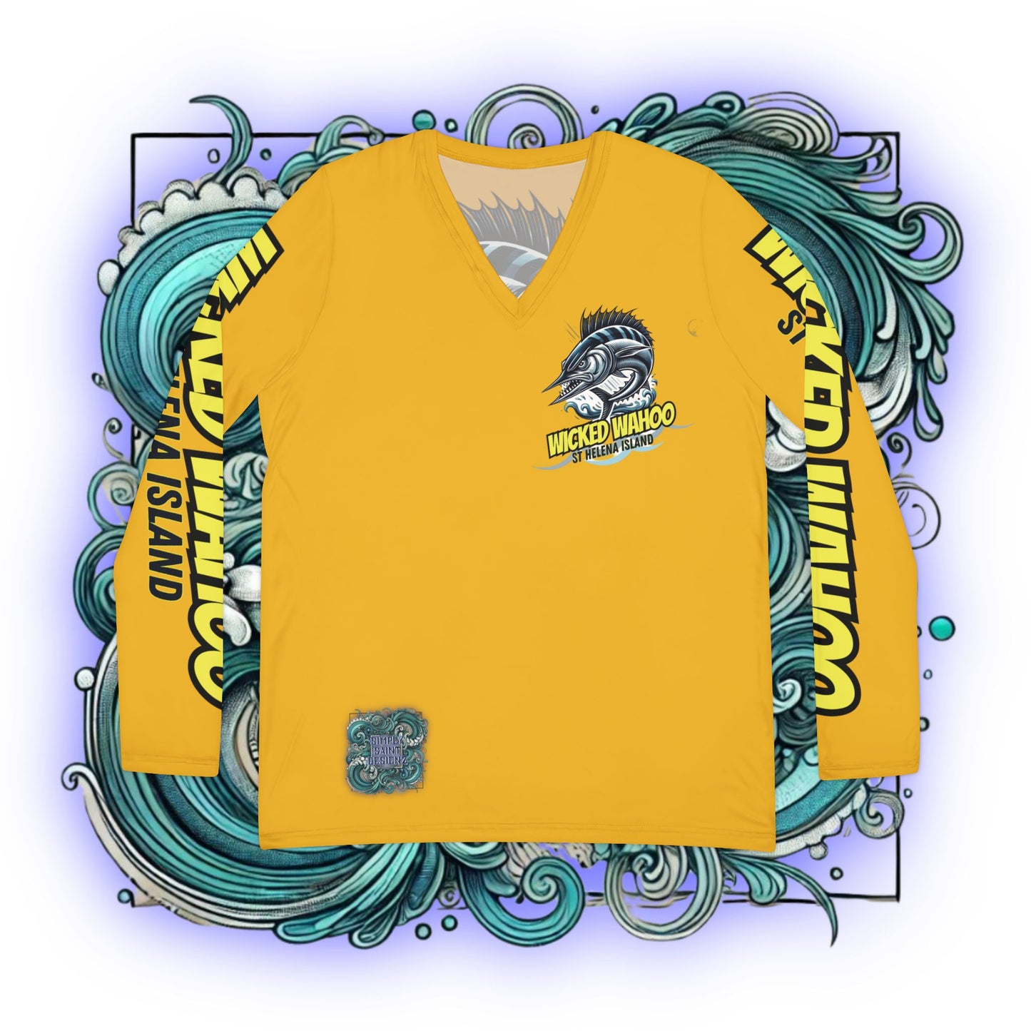 Women's Wahoo Performance V-Neck Long Sleeve – product image 4
