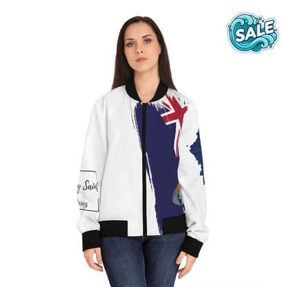 Anns Place Womens Bomber Jacket All Over Print AOP BomberJacket WomensFashion AllOverPrint AnnsPlace Outerwear TrendyFashion