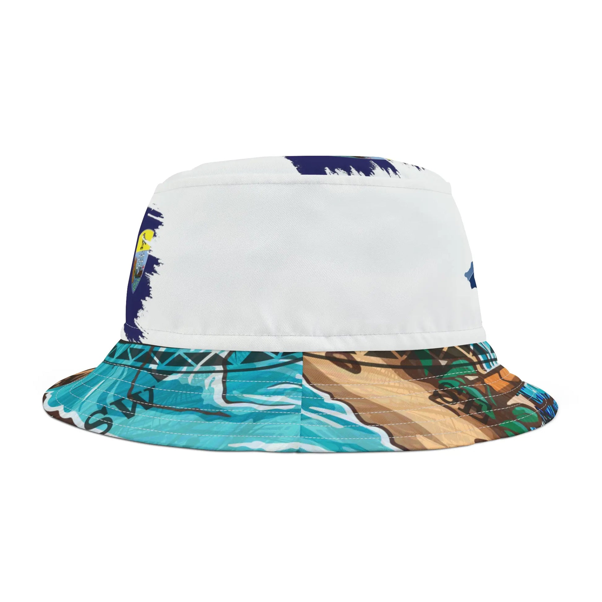 St Helena Island Bucket Hat (AOP) - Simply Saint Designz