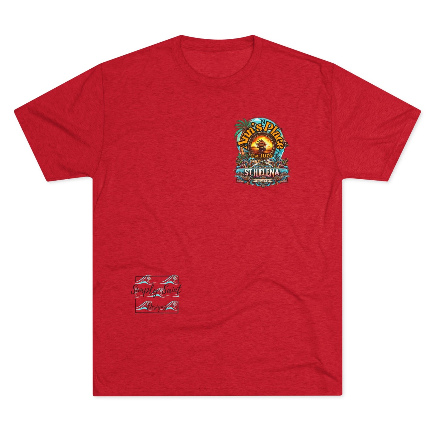 Unisex Tri-Blend Crew Tee Ann's Place – product image 5