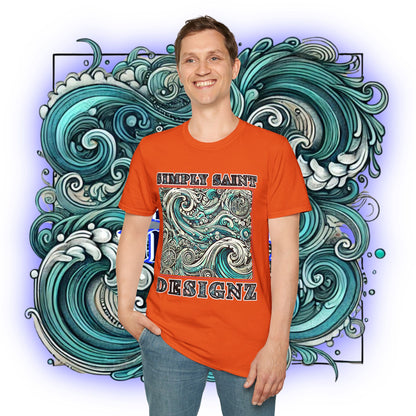 Tidal Harmony Tribal Elegance Tee
