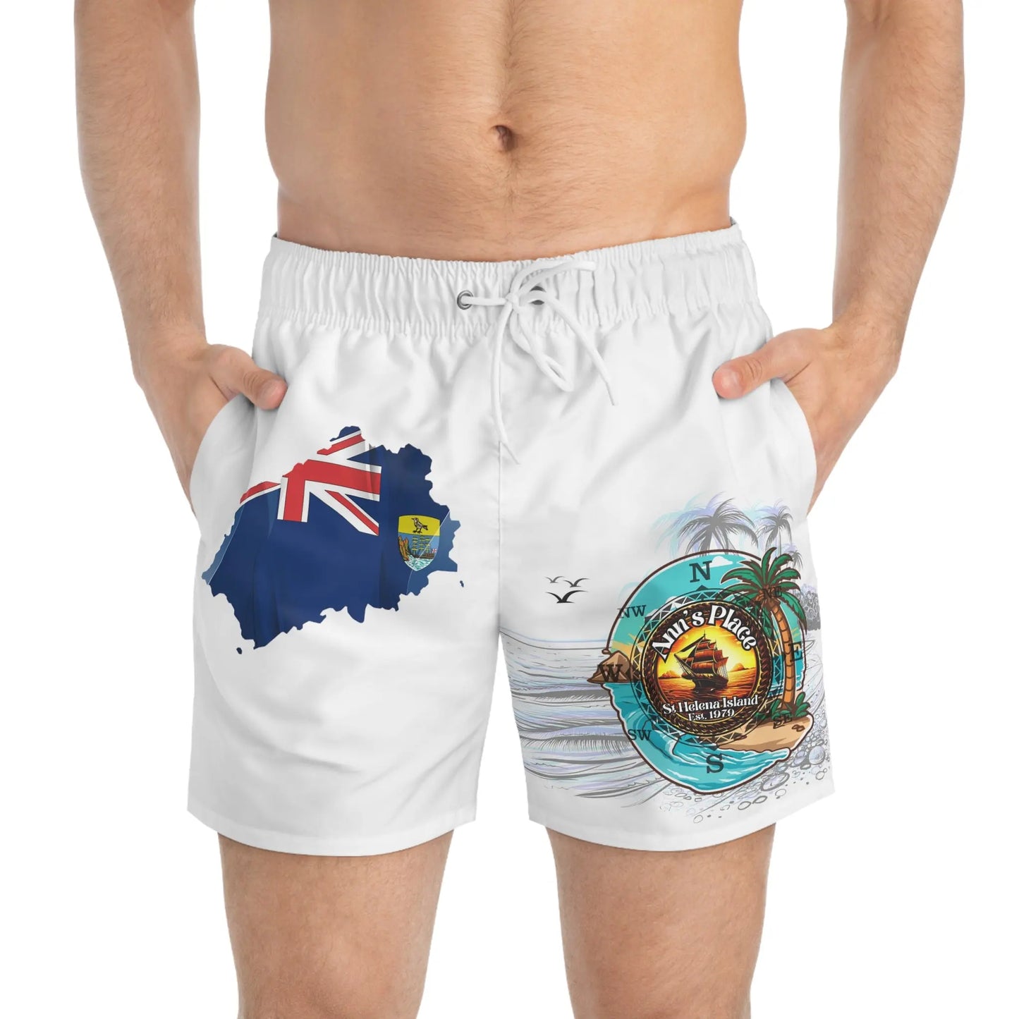 Swim Trunks (AOP) - Simply Saint Designz