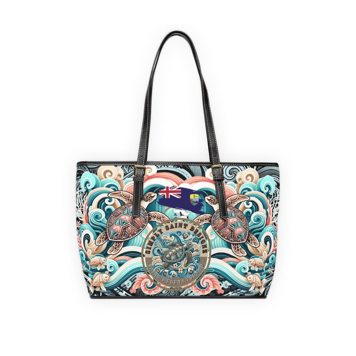 Simply Saint Designz Turtle Tribe Collection Leather Bag – product image 6