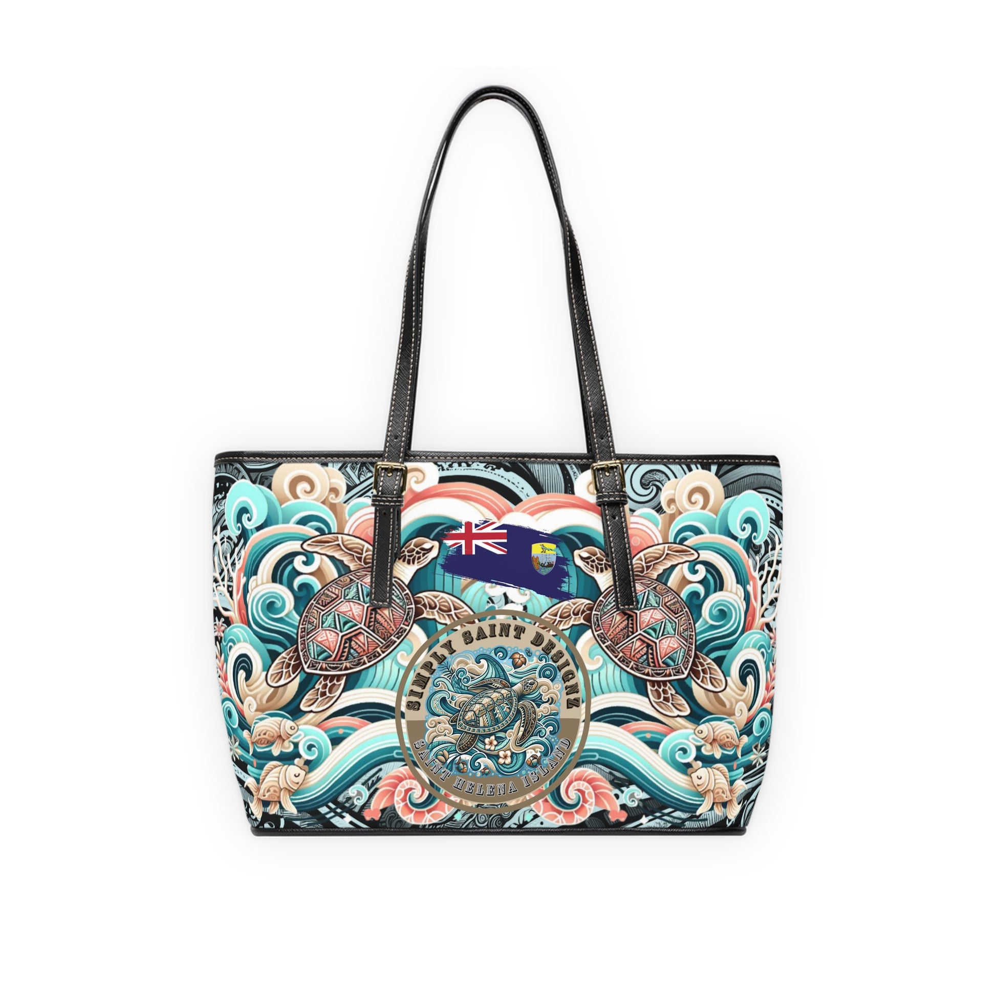 Simply Saint Designz Turtle Tribe Collection Leather Bag – product image 6