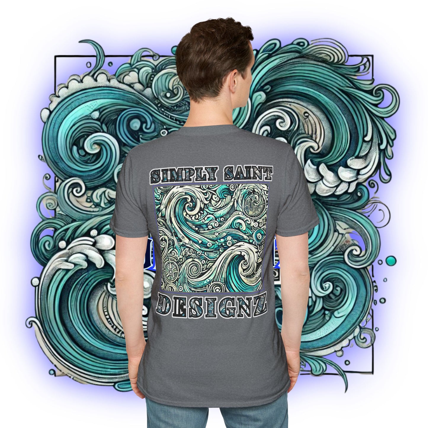 Tidal Harmony Tribal Elegance Tee