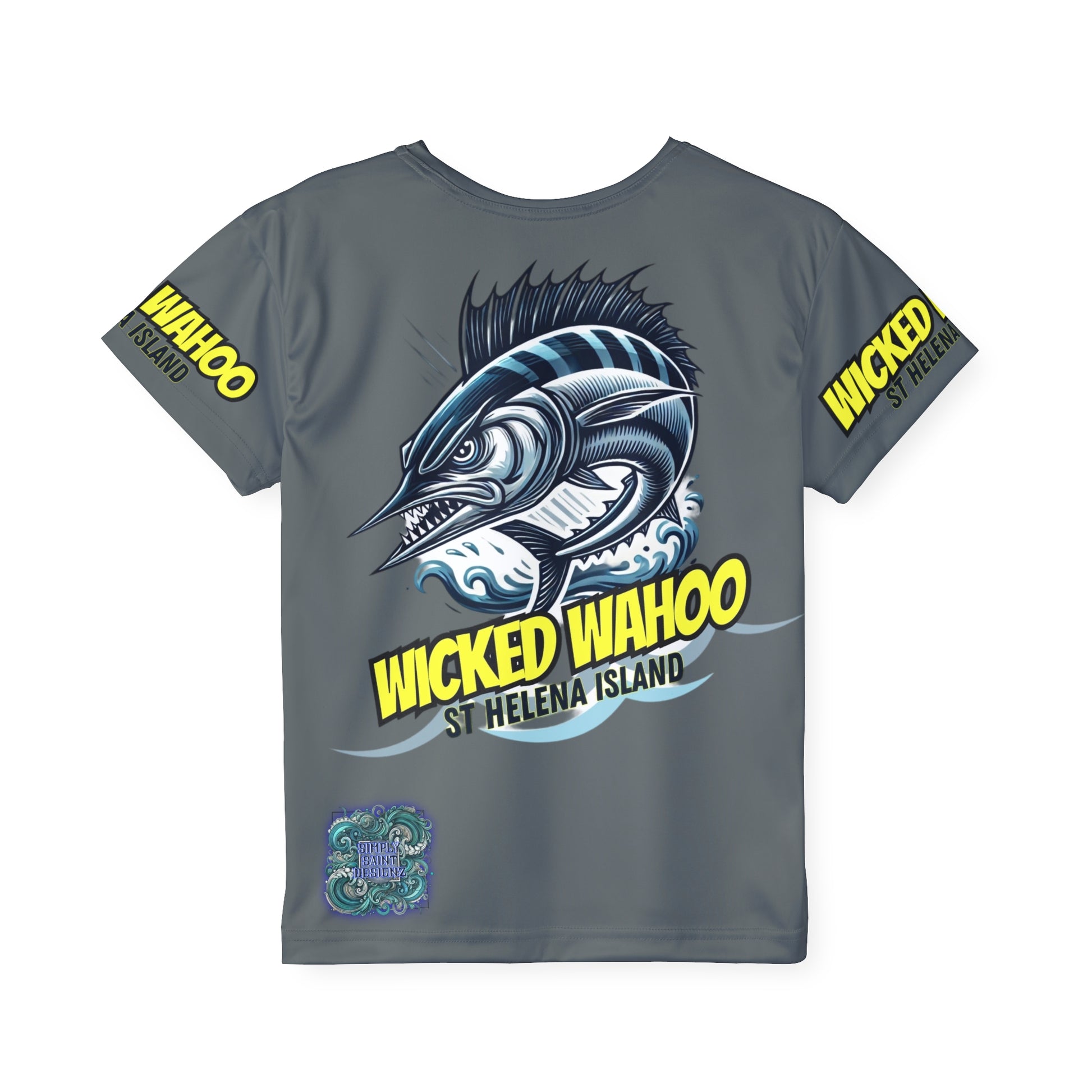 Kids Wicked Wahoo Sports Jersey - Blue – product image 2