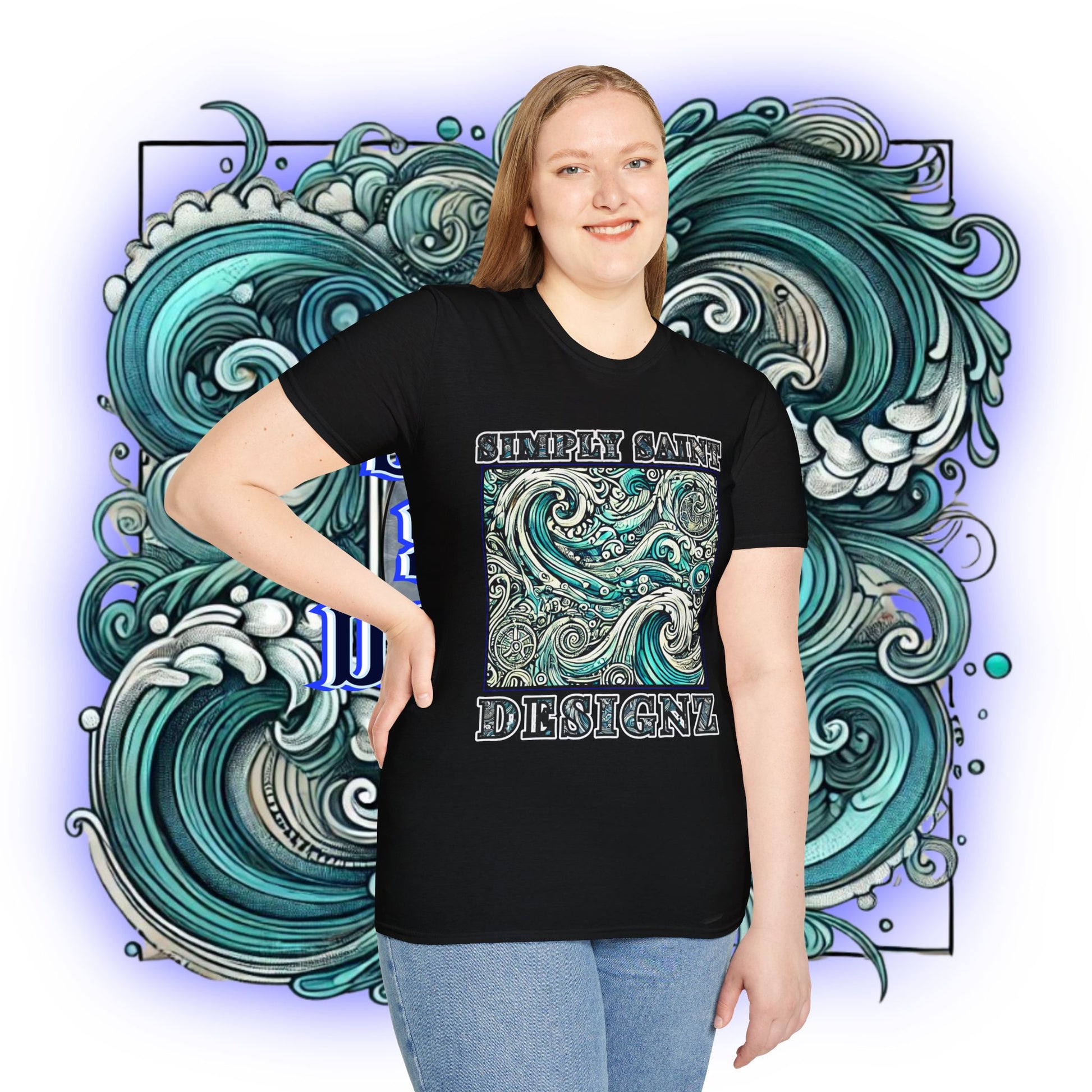 Tidal Harmony Tribal Elegance Tee – product image 11