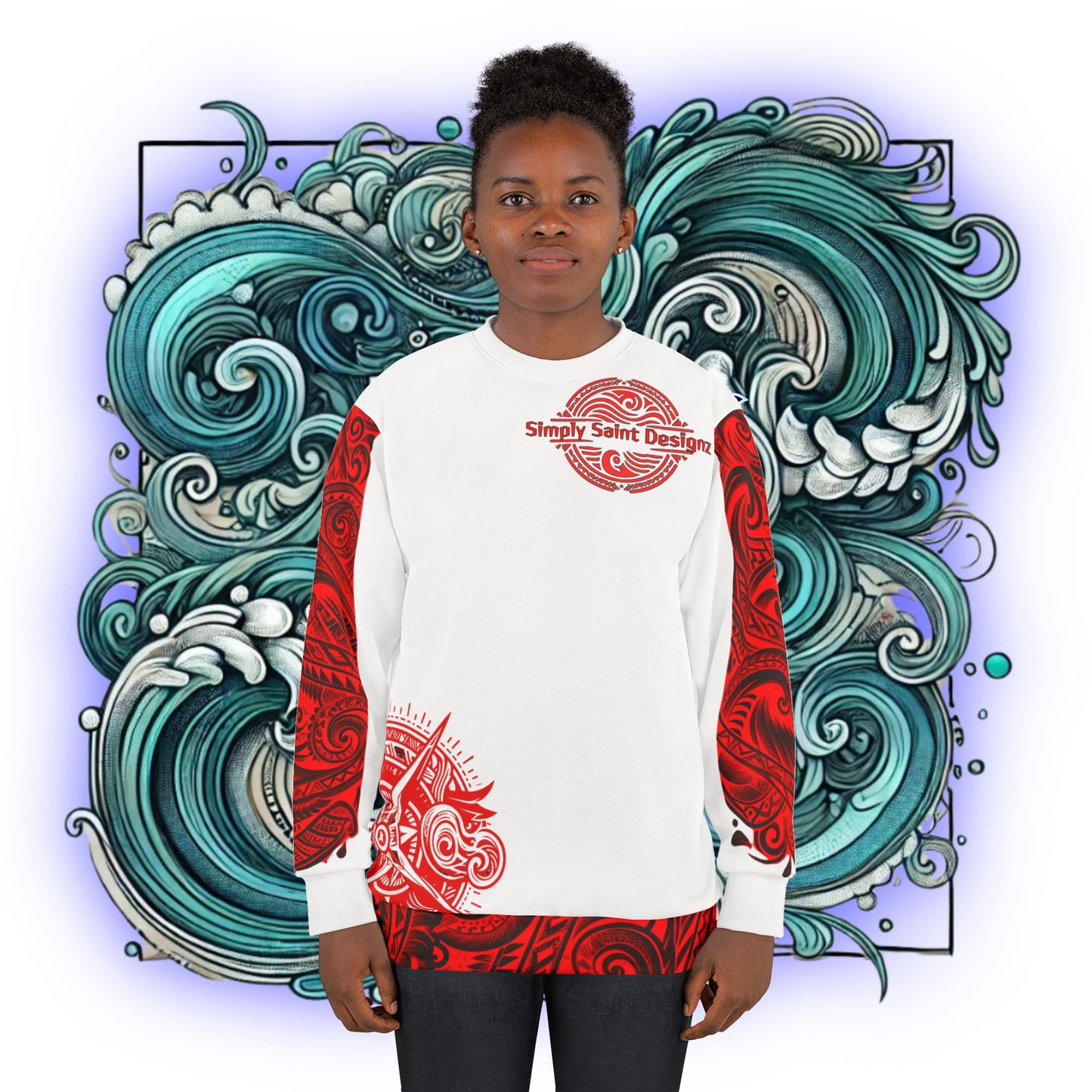 Polynesian Style Sweatshirt – product image 4