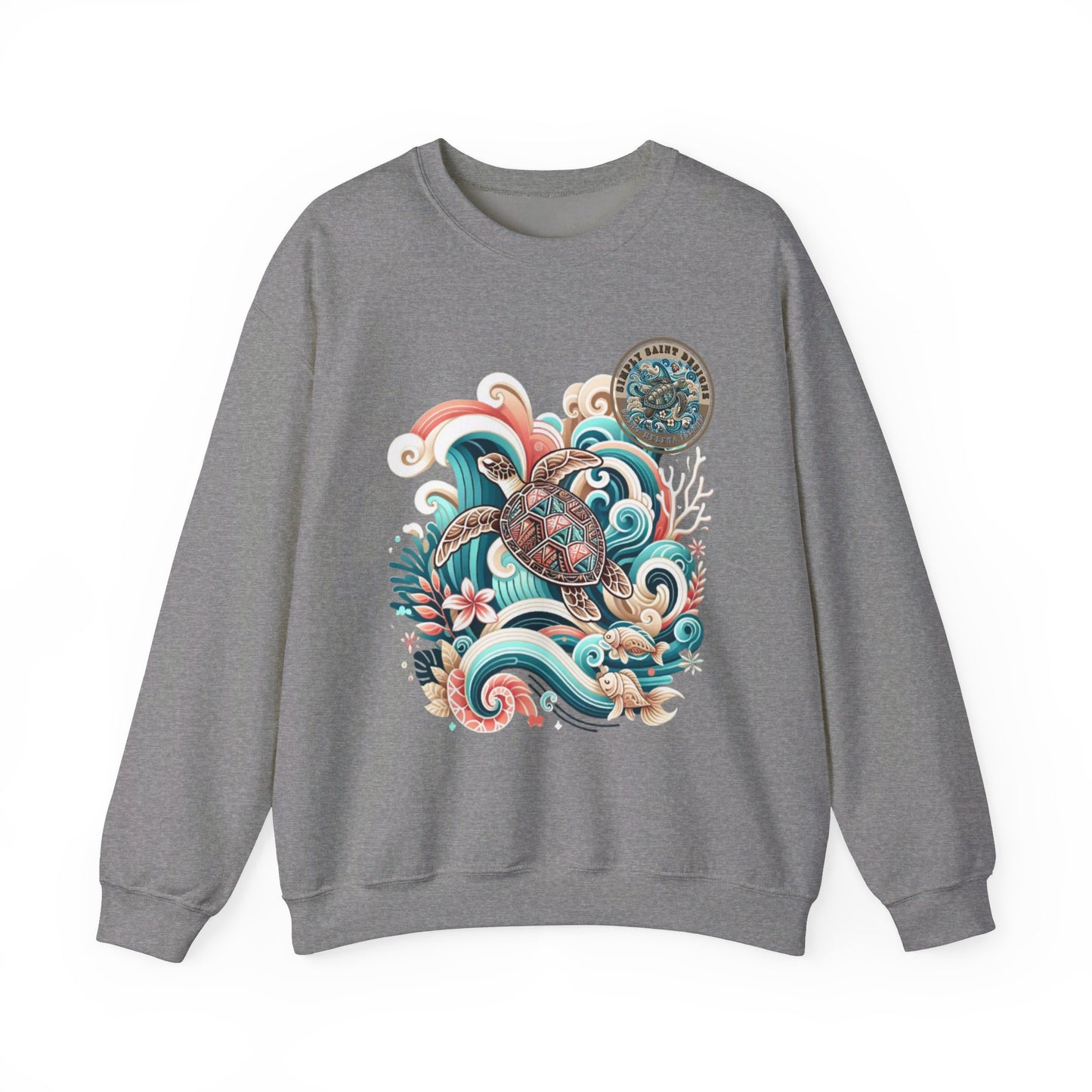 Turtle Tribe Comfort Crewneck Sweatshirt – product image 3