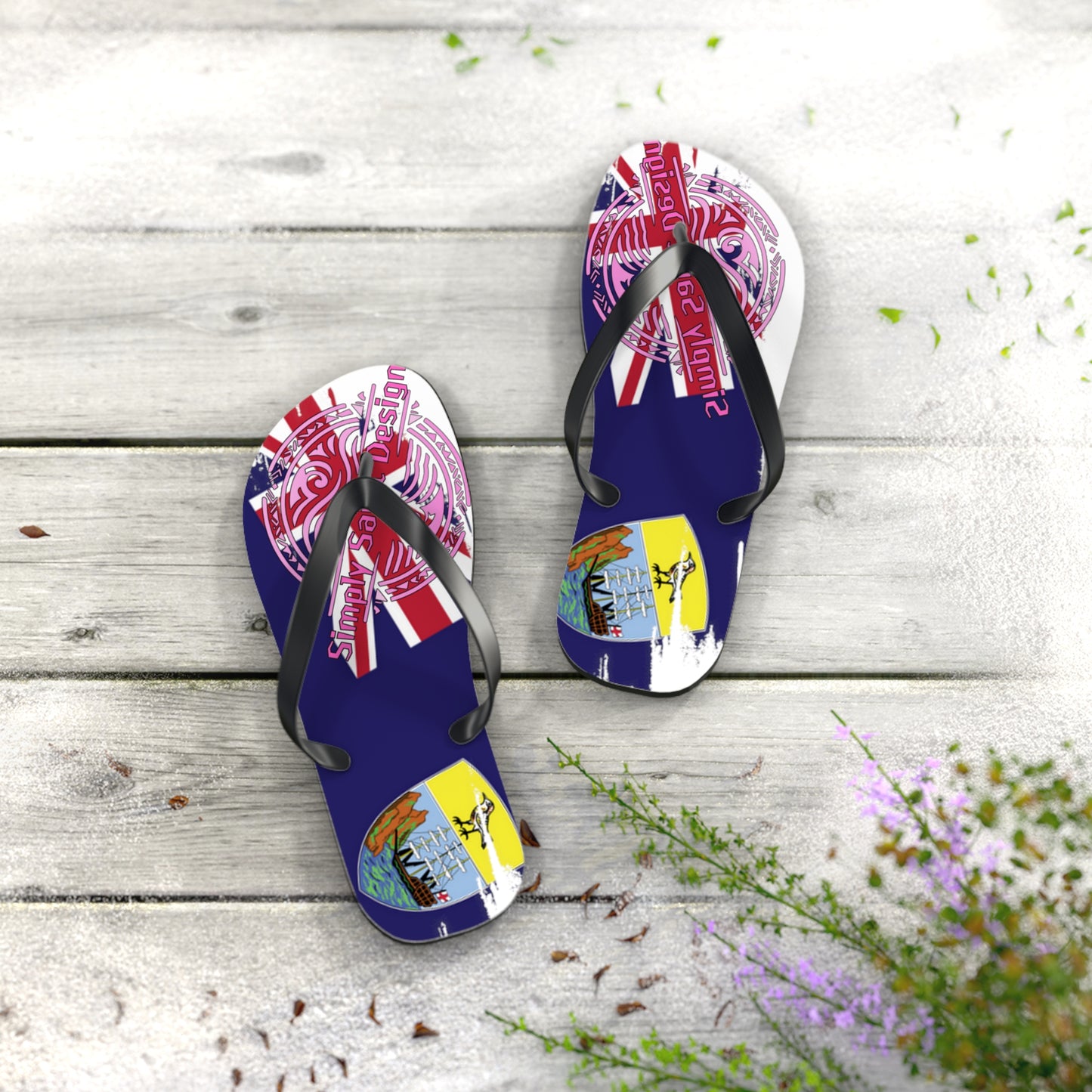 Simply Saint Designz Turtle Tribe Collection Flip Flops – product image 13