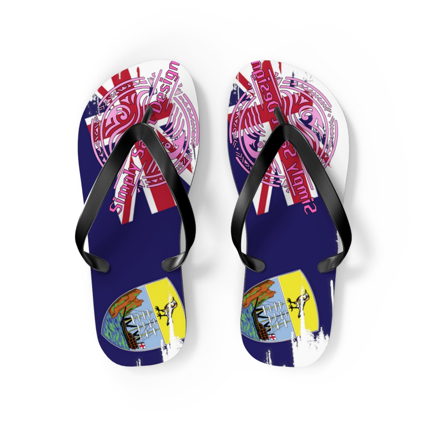 Simply Saint Designz Turtle Tribe Collection Flip Flops – product image 3