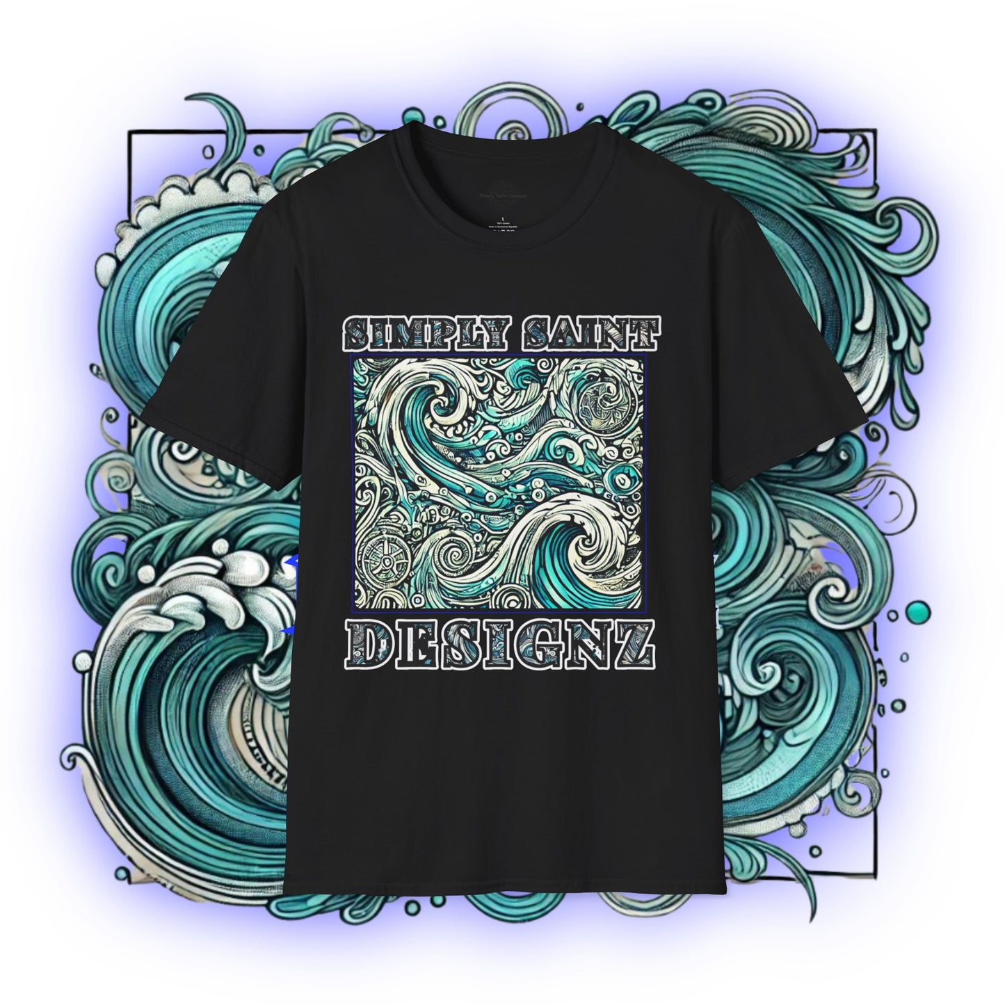 Tidal Harmony Tribal Elegance Tee