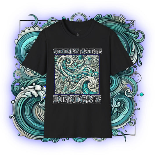 Tidal Harmony Tribal Elegance Tee