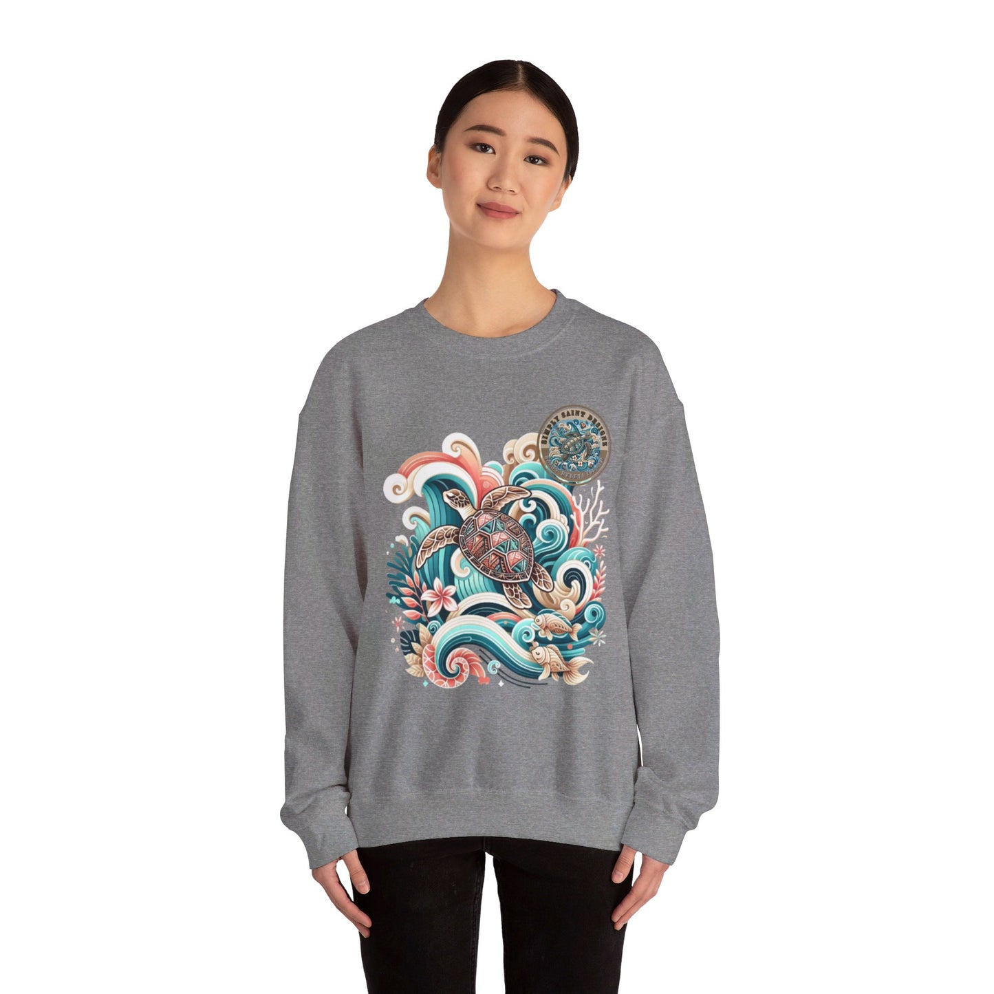 Turtle Tribe Comfort Crewneck Sweatshirt – product image 12