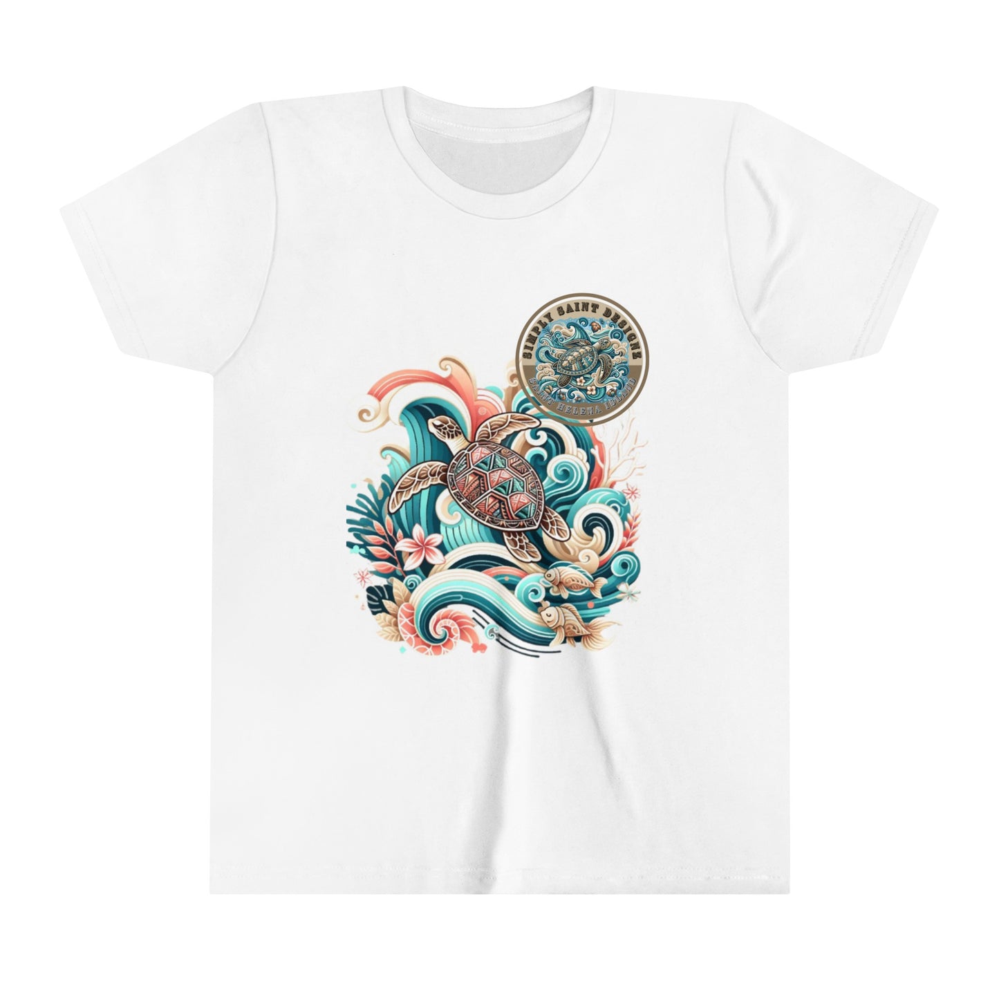 Youth Short Sleeve Tee – Turtle Tribe Collection – product image 2