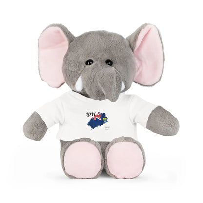 Love St Helena Island Plush Toy with T-Shirt - Simply Saint Designz