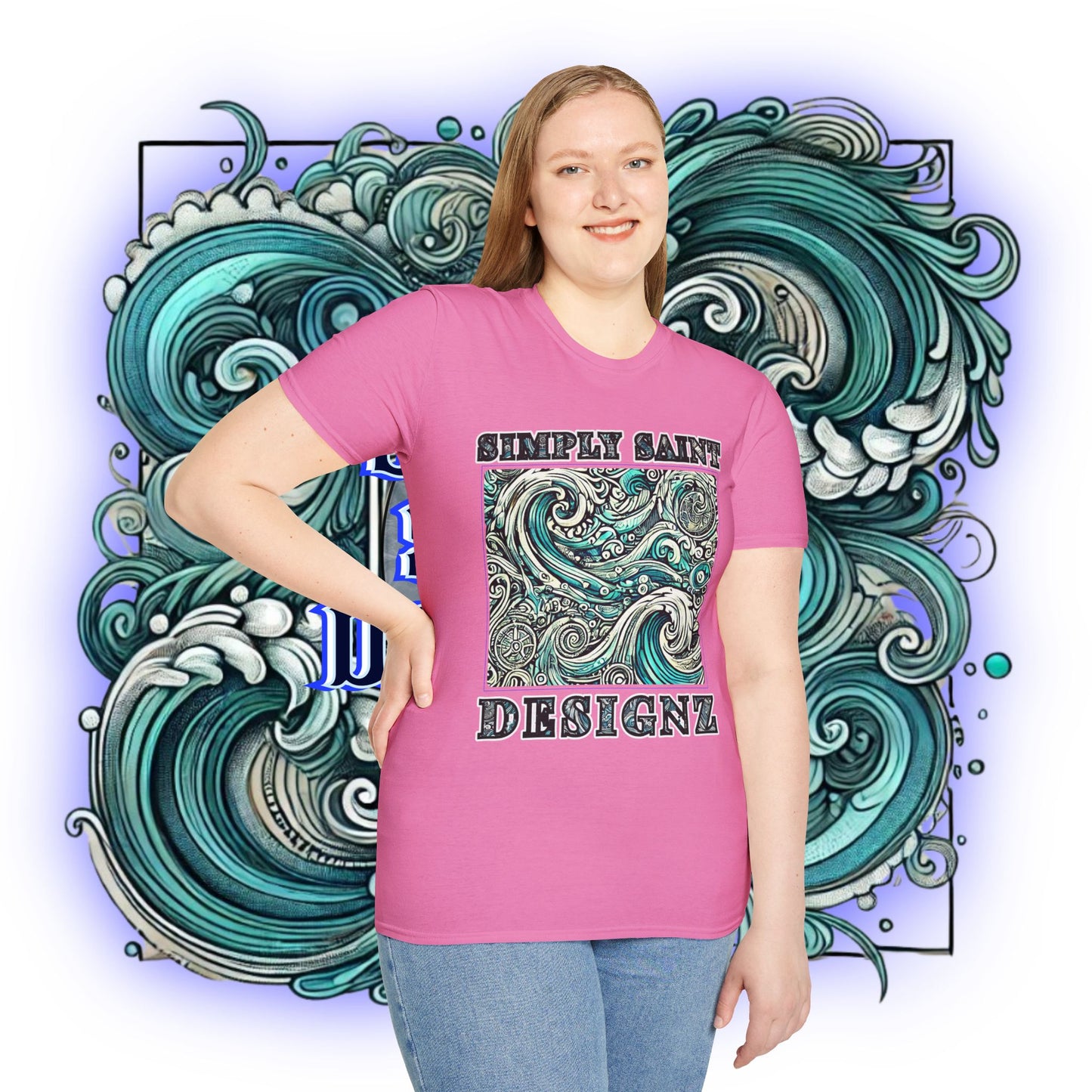 Tidal Harmony Tribal Elegance Tee