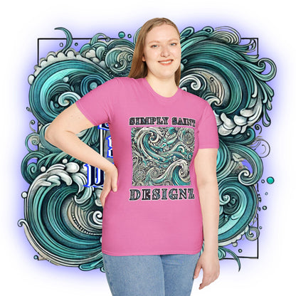 Tidal Harmony Tribal Elegance Tee
