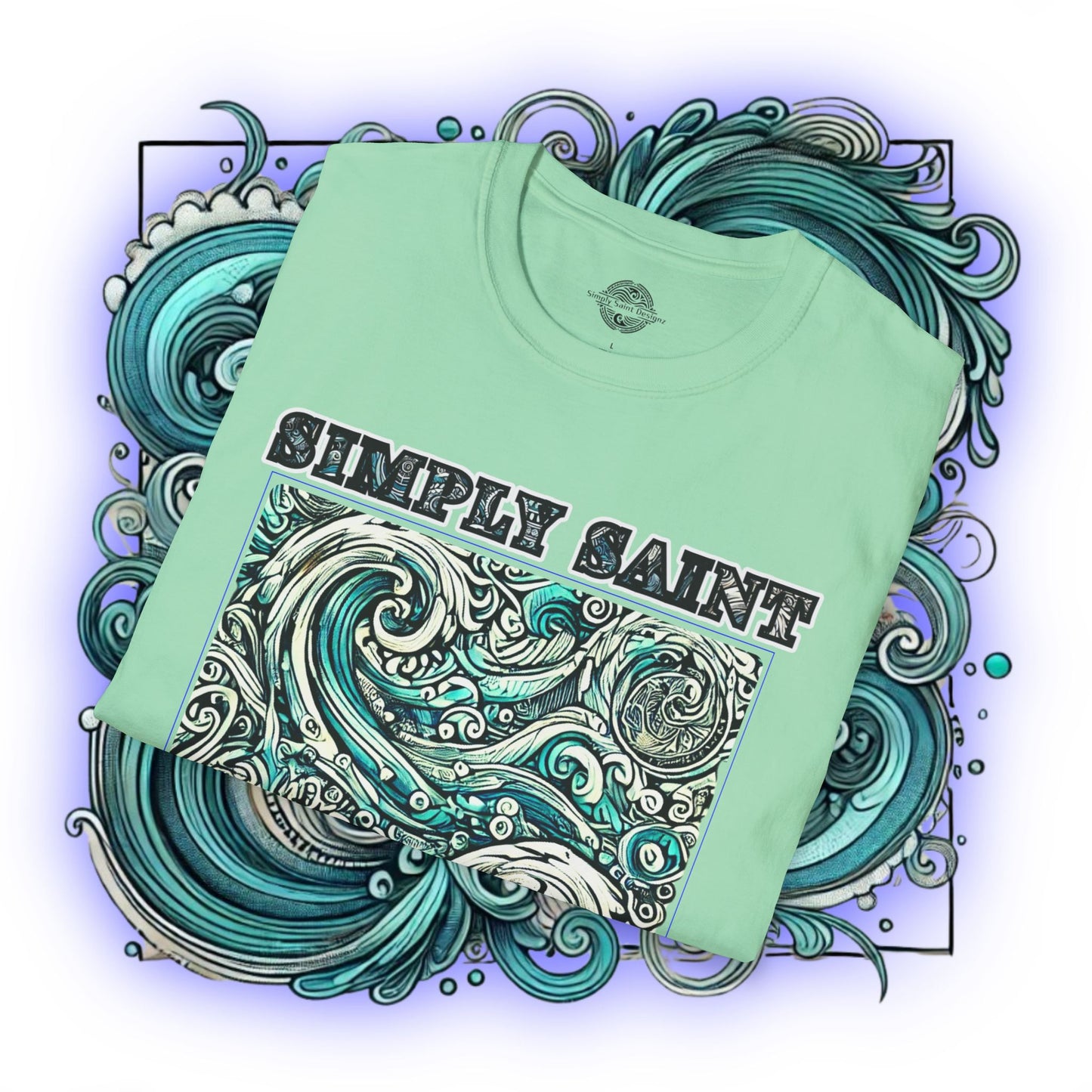 Tidal Harmony Tribal Elegance Tee