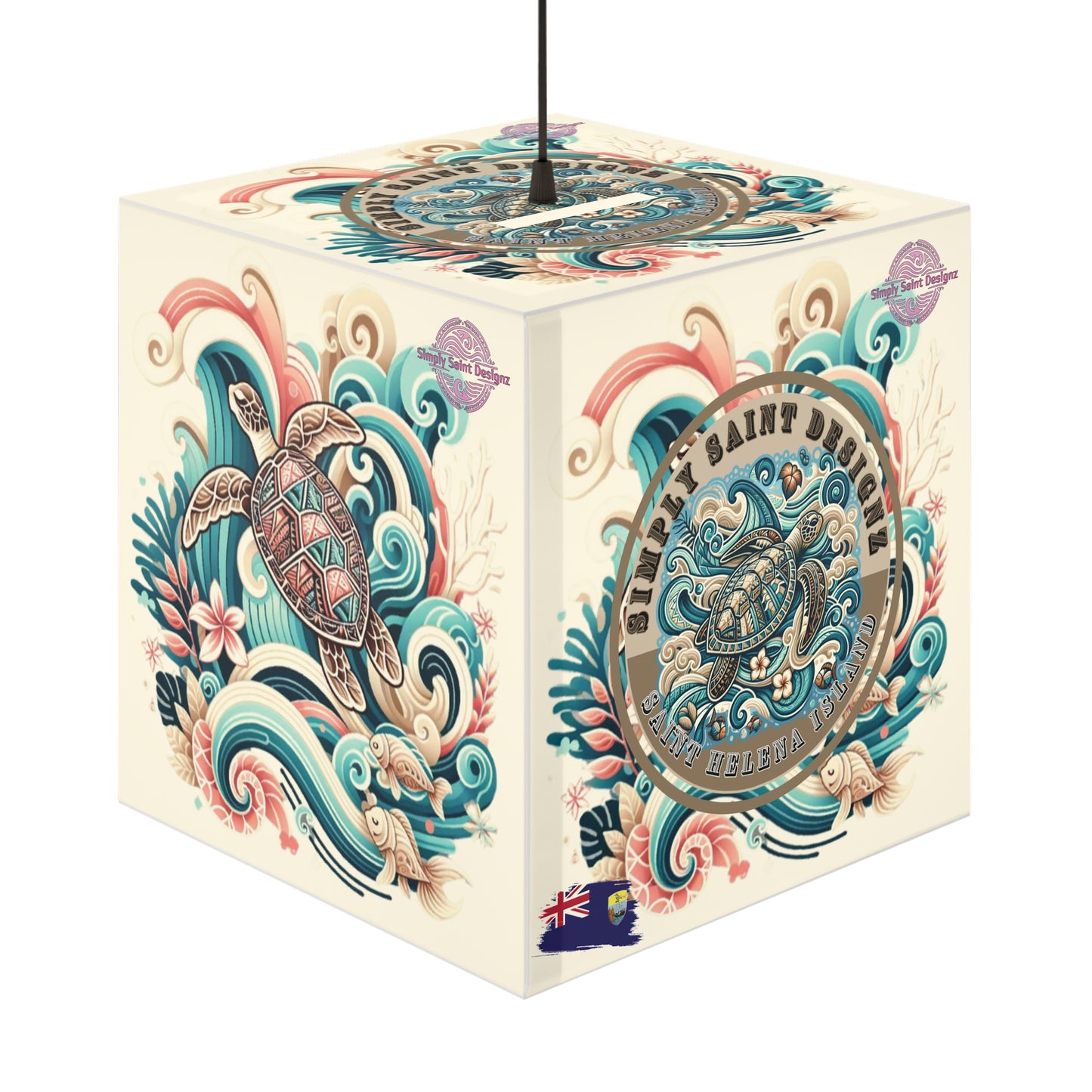 Turtle Tribe Light Cube Lamp – product image 2