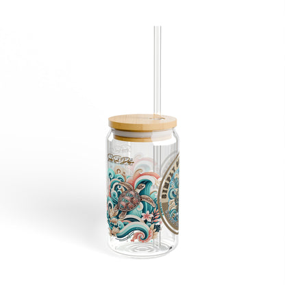 Turtle Tribe Collection 16oz Sipper Glass – product image 2