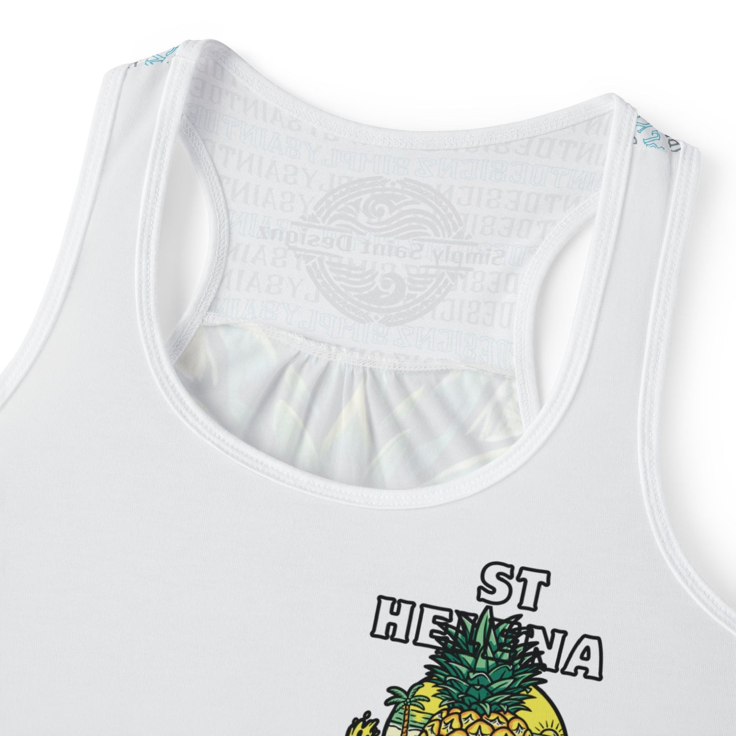 Tropical Skull Women's Racerback Tank - AOP – product image 4