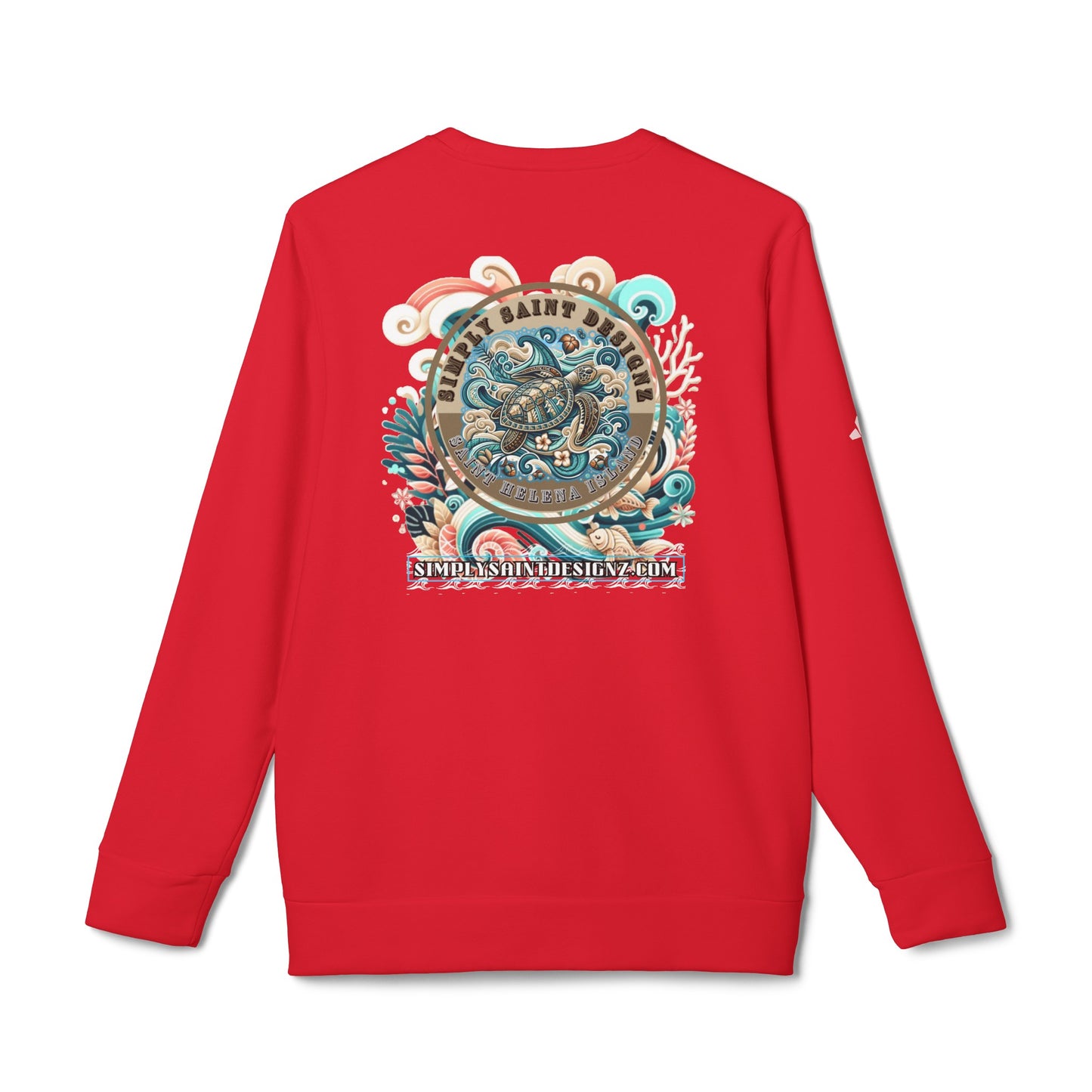 adidas® Unisex Fleece Crewneck Sweatshirt – Turtle Tribe Collection – product image 19
