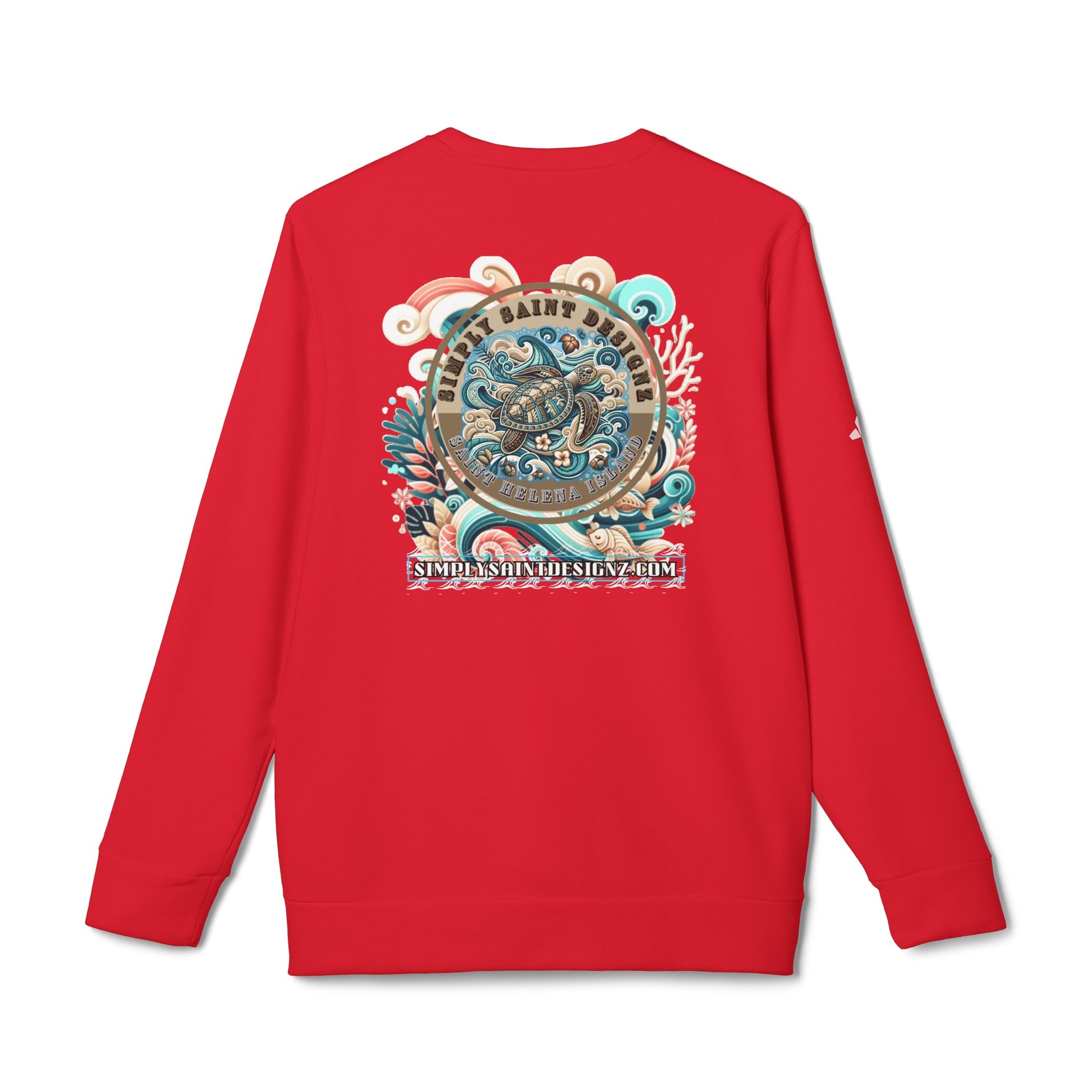 adidas® Unisex Fleece Crewneck Sweatshirt – Turtle Tribe Collection – product image 19