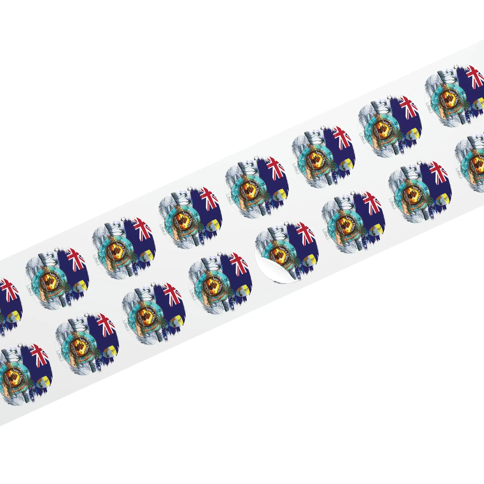 Round Sticker Label Rolls - Simply Saint Designz