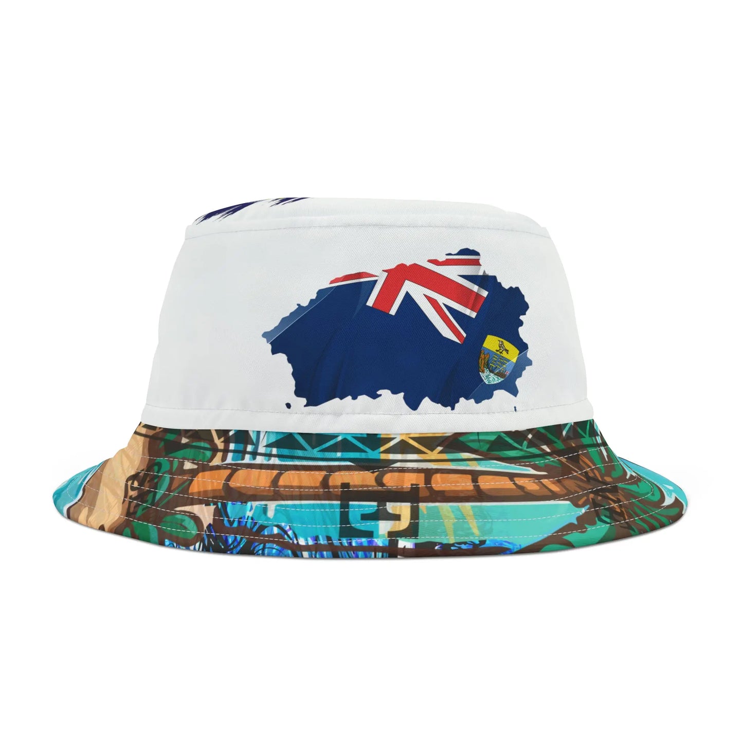 St Helena Island Bucket Hat (AOP) - Simply Saint Designz