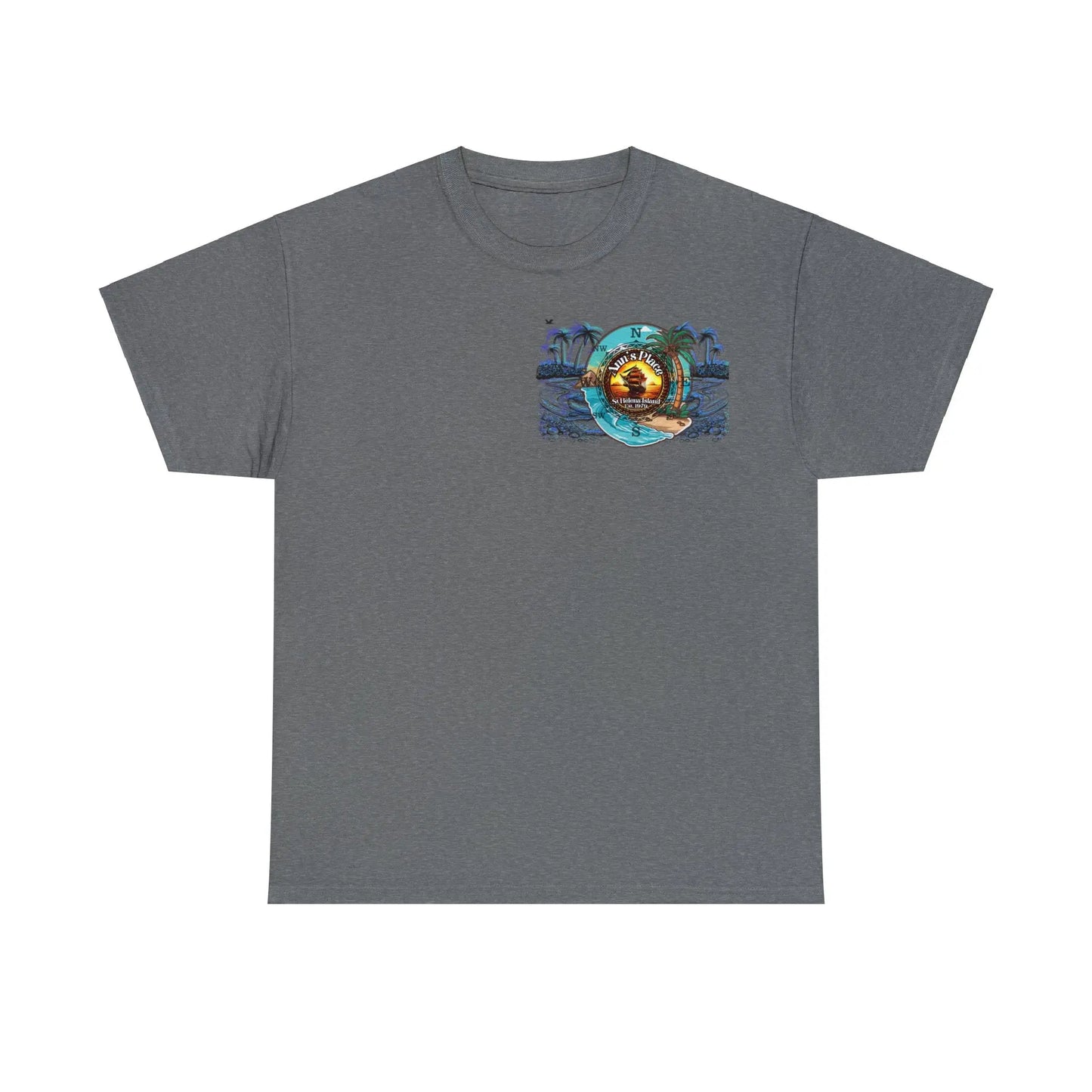 Ann's Place St Helena Isalnd Unisex Heavy Cotton Tee - Simply Saint Designz
