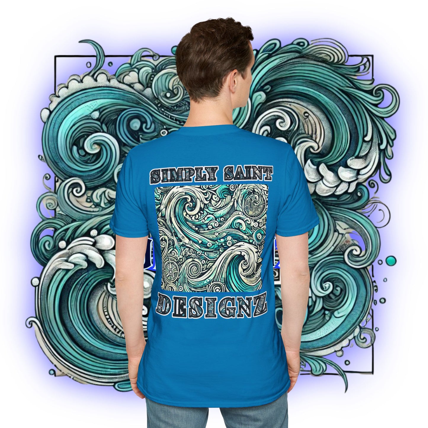 Tidal Harmony Tribal Elegance Tee