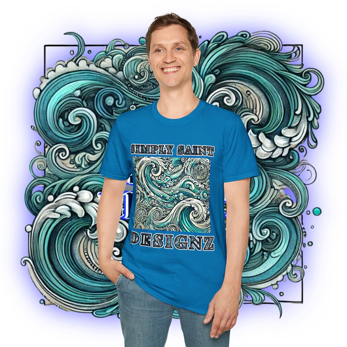 Tidal Harmony Tribal Elegance Tee
