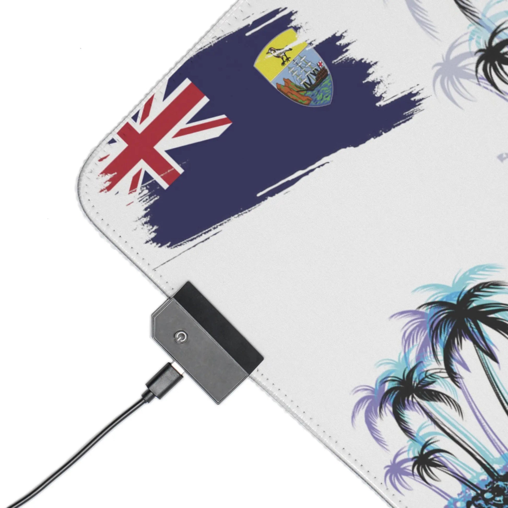 Anns place st helena island LED Gaming Mouse Pad - Simply Saint Designz