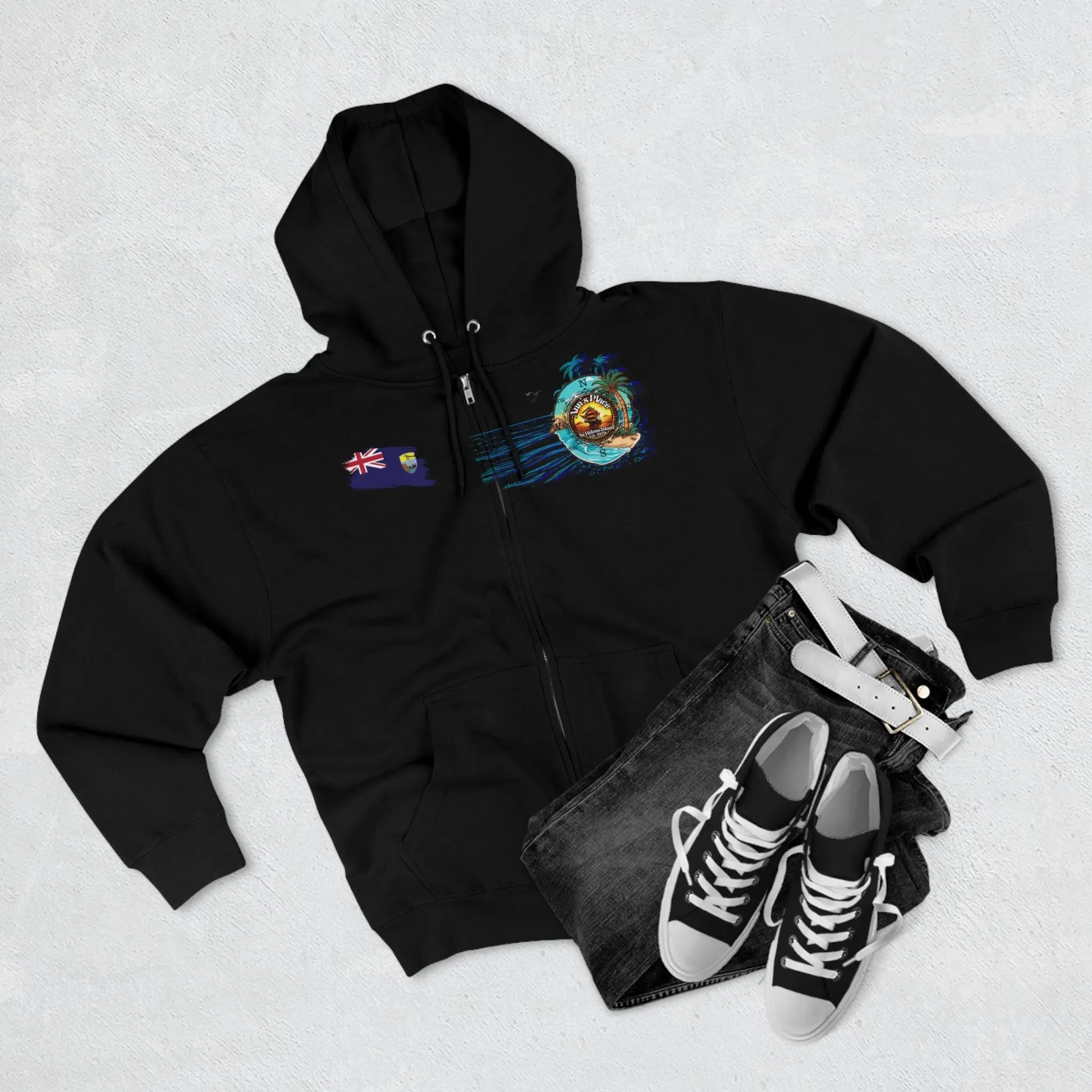 Ann's Place Unisex Zip Hoodie - Simply Saint Designz