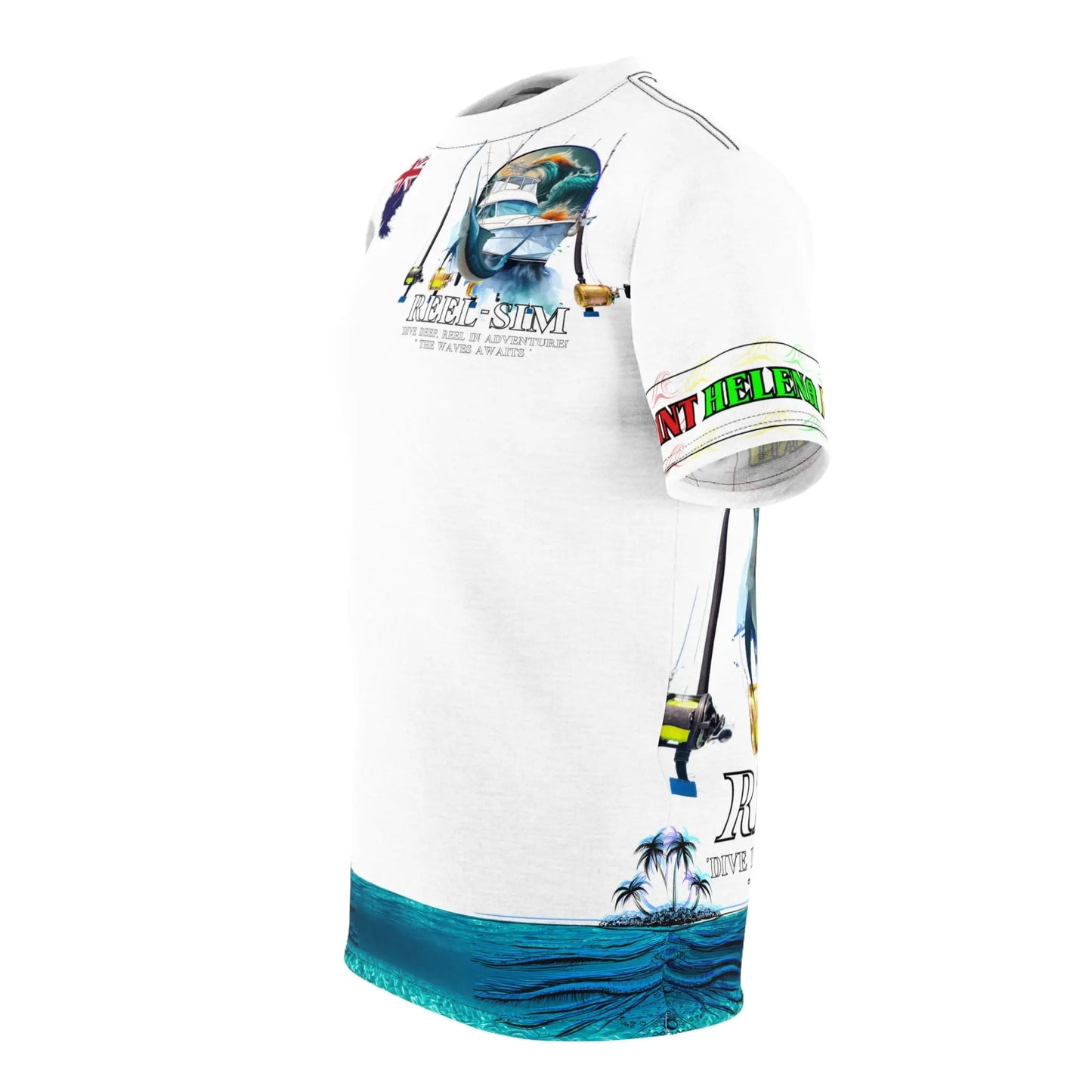 Unisex Cut & Sew Tee (AOP) - Simply Saint Designz