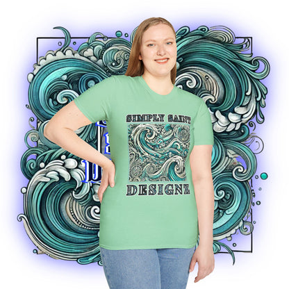 Tidal Harmony Tribal Elegance Tee