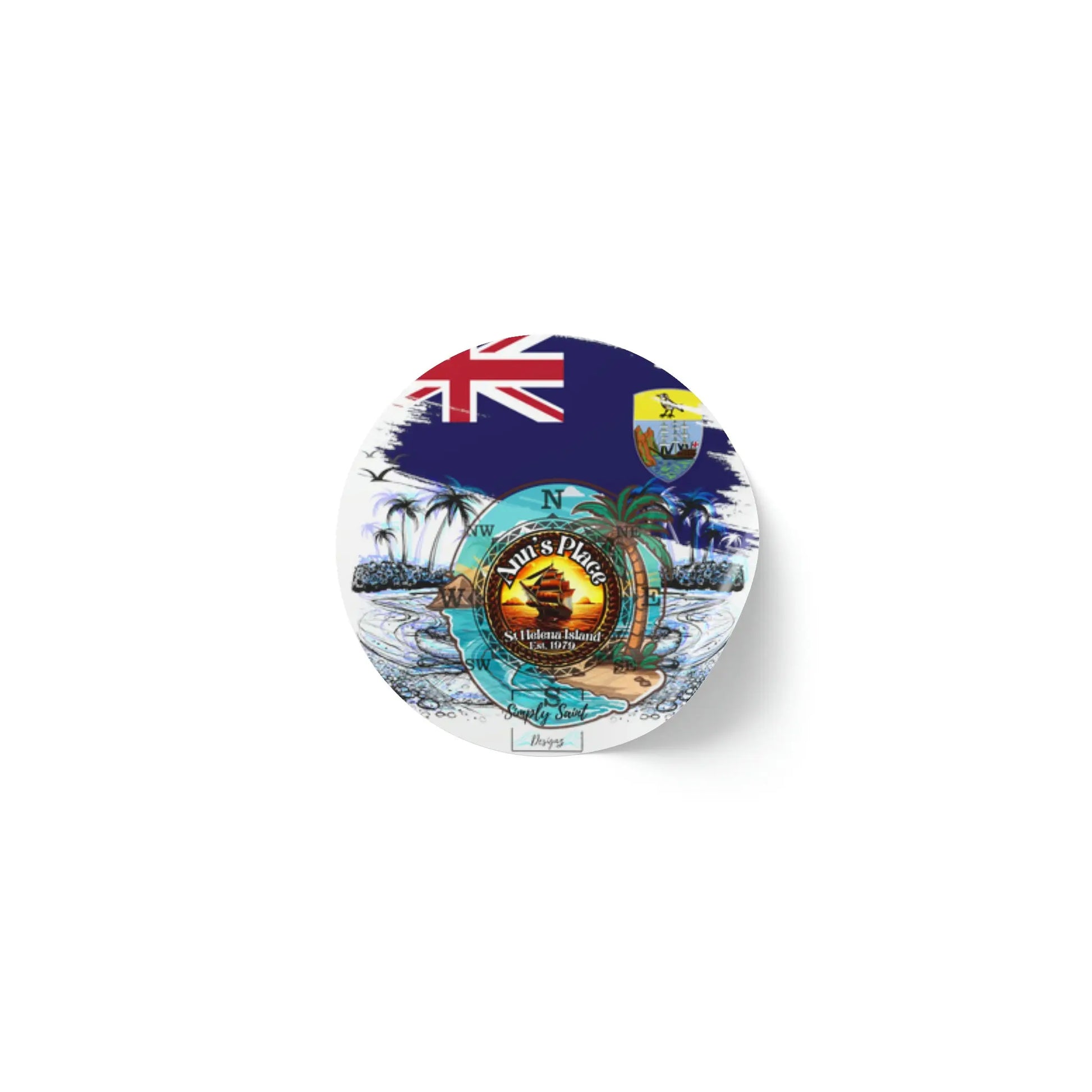 Round Sticker Label Rolls - Simply Saint Designz