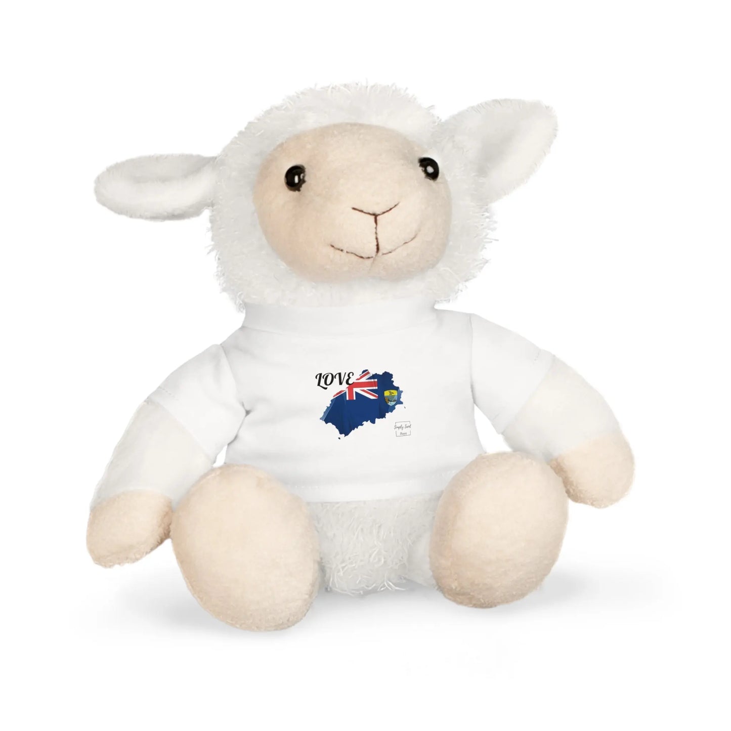 Love St Helena Island Plush Toy with T-Shirt - Simply Saint Designz