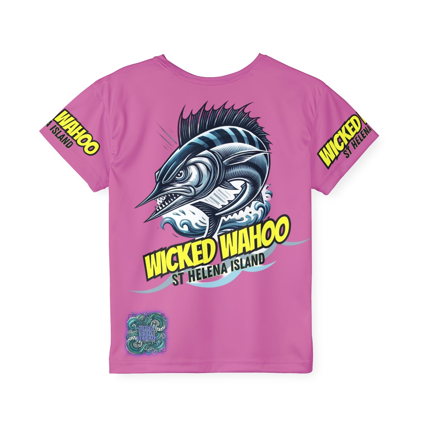 Kids Wicked Wahoo Sports Jersey - Red – product image 2