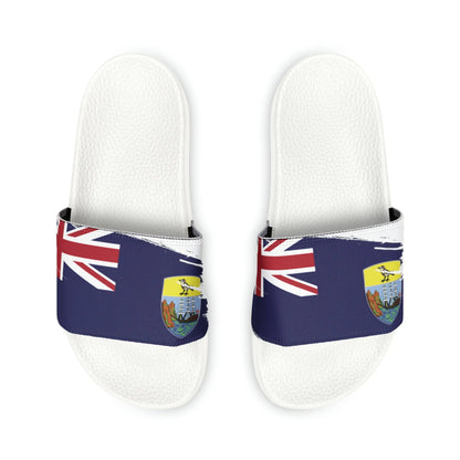 St Helena Island Men's PU Slide Sandals - Simply Saint Designz