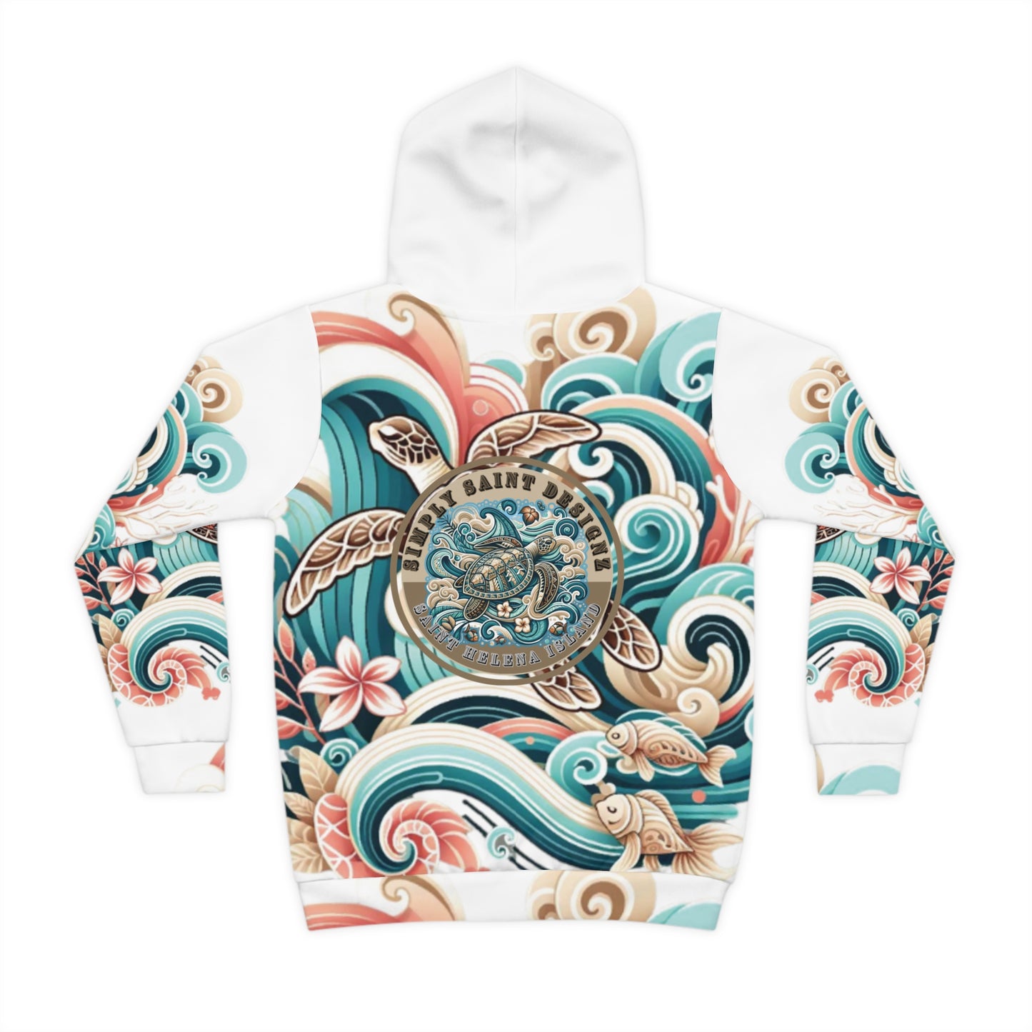 Kids Hoodie – Turtle Tribe Collection – product image 2