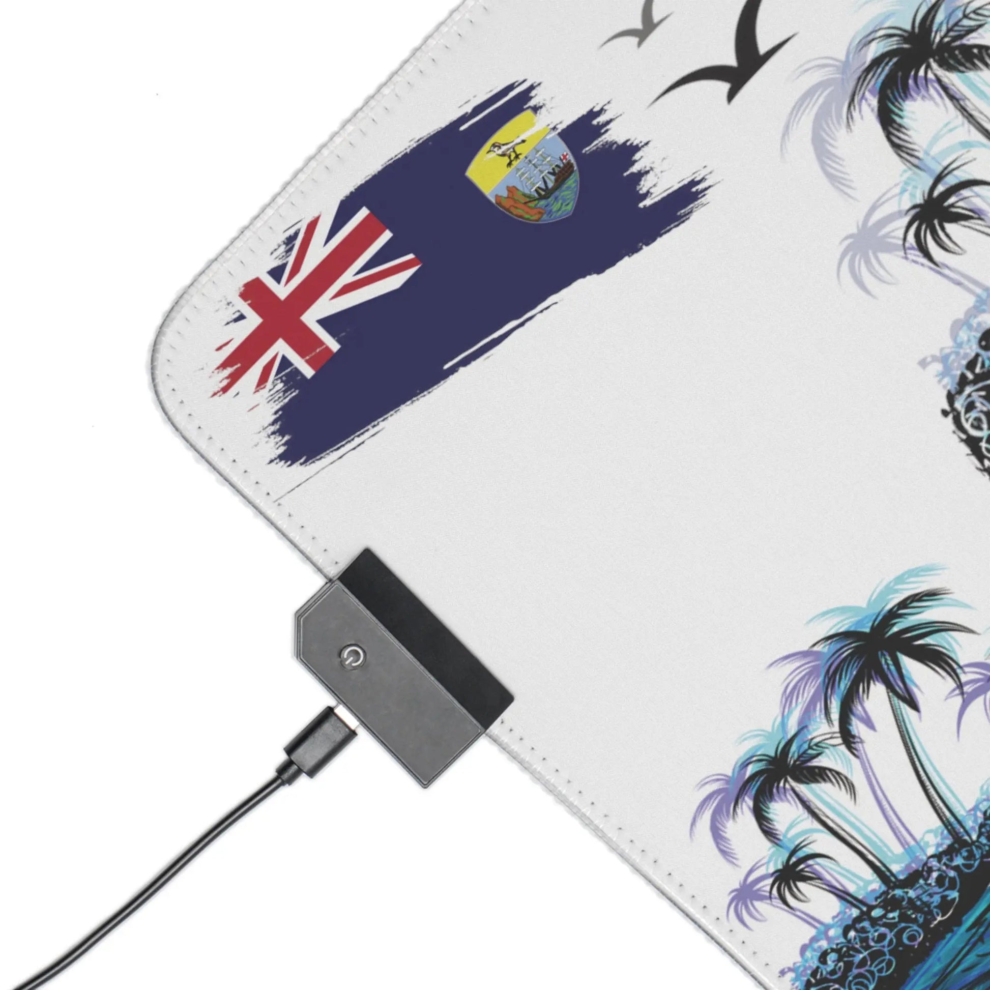 Anns place st helena island LED Gaming Mouse Pad - Simply Saint Designz