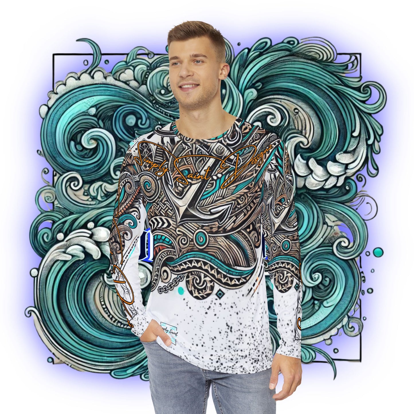 Men's Long Sleeve Shirt (AOP) – product image 3